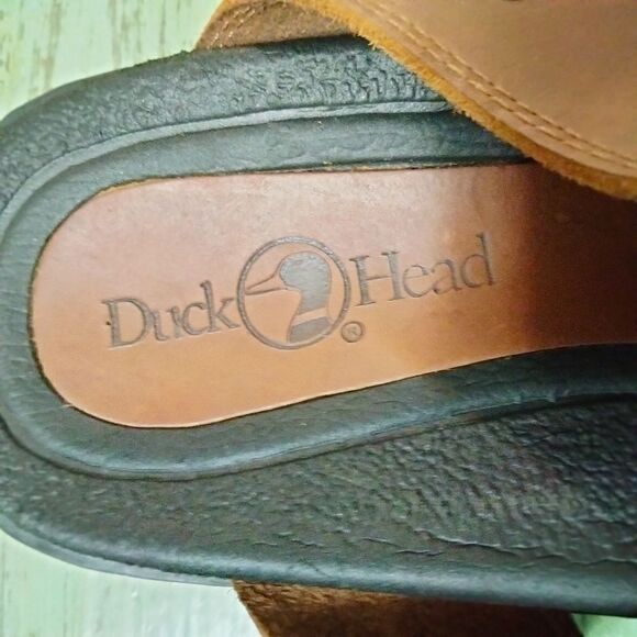 Duck Head Men's Leather Sandals Brown Size 9.5 - Picture 3 of 7